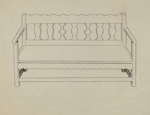 Kerkbank door J. Henry Marley