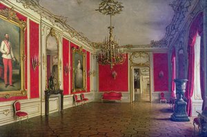 De Ontvangstkamer van het Hofburgpaleis, Wenen door J. Jaunbersin