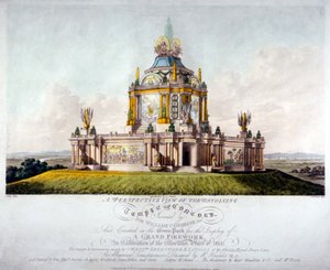Tempel van Concord, Green Park, Westminster, Londen door J Jeakes