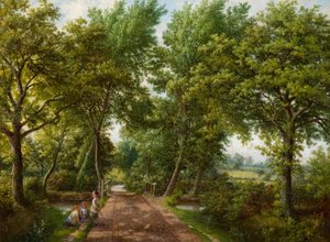 Hobb Moor Road Ford, Birmingham, 1870s door J. Jolly