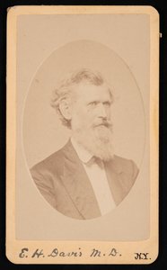 Portret van Edwin Hamilton Davis 1811-1888, voor 1888