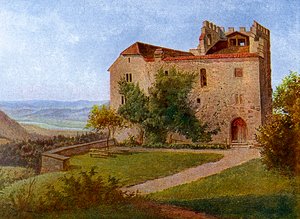 Habsburg Kasteel, nabij Aargau, Zwitserland, 1902-1903
