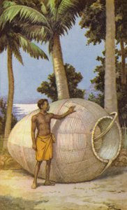 Nieuw-Guinea man met visval