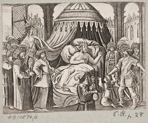 Illustratie bij Adam Olearius, “Persianischer Rosenthal von einem Sinnreichen Poeten Schich Saadi [...]”, Schleswig 1660
