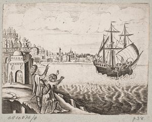 Illustratie voor Adam Olearius, “Persianischer Rosenthal von einem Sinnreichen Poeten Schich Saadi […]”, Schleswig 1660