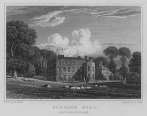 Glendon Hall, Northamptonshire door John Preston Neale