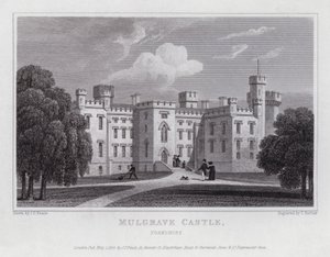 Mulgrave Castle, Yorkshire door John Preston Neale