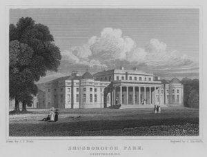 Shugborough Park, Staffordshire door John Preston Neale