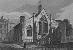 De Nederlandse Kerk, Austin Friars, Londen door John Preston Neale
