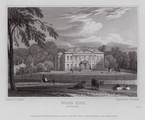 Wood End, Yorkshire door John Preston Neale