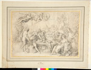 Allegorische compositie door J. Piciari