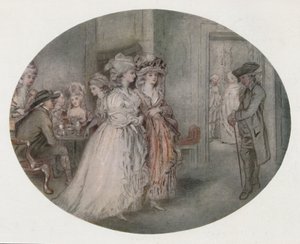 De Promenade bij Carlisle House, 1780, 1920 door J. R. Smith