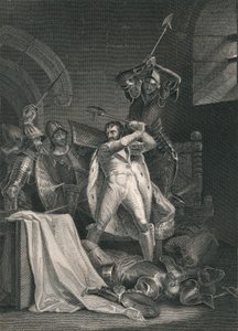 Dood van Richard II., 1400 door J. Rogers