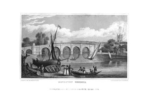 Kingston Bridge, Londen, 1829