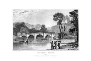 Richmond Bridge, Londen, 1829