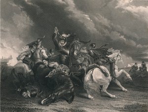 Sir William Russell bij de Slag om Zutphen, 1586, c1830s
