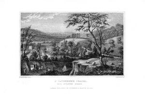 St. Catherines Kapel, Guildford, Surrey, 1829