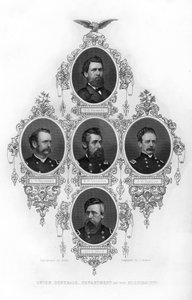 Union generaals van het Departement van de Mississippi, Amerikaanse Burgeroorlog, 1862-1867 door J. Rogers
