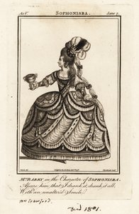 Mevrouw Ann Barry in de rol van Sophonisba in James Thomson