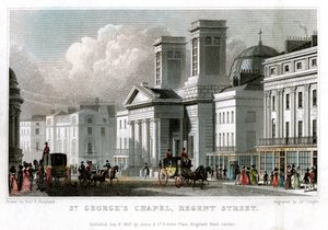 St Georges Chapel, Regent Street, Westminster, Londen