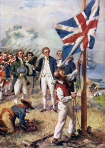 Ik nam nu bezit in naam van Zijne Majesteit Koning George III onder de naam Nieuw-Zuid-Wales