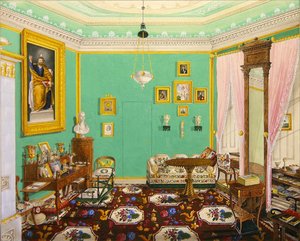 Verzamelaarskast in het Schloss Ballenstedt, Saksen-Anhalt