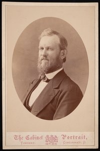 Portret van J.H. White, tussen 1874 en 1881 door J and W Vincent