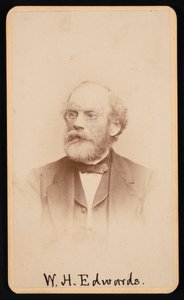 Portret van William Henry Edwards door J and W Vincent