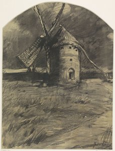 Vervallen windmolen