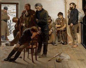 Op transport (Gevangenen) door Jacek Malczewski