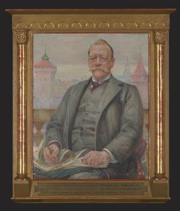 Portret van Stanisław Tomkowicz door Jacek Malczewski