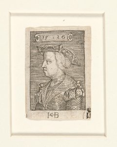 Claude, Koningin van Frankrijk, dochter van Lodewijk XII van Frankrijk en Anne van Bretagne, vrouw van Frans I door Jacob Binck