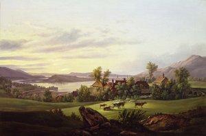Uitzicht over Bergen vanaf Haukeland