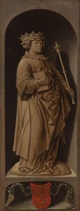 Dutch: De H. Adelbert van Egmond Saint Adalbert door Jacob Cornelisz van Oostsanen