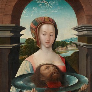 Salome met het hoofd van Johannes de Doper door Jacob Cornelisz van Oostsanen