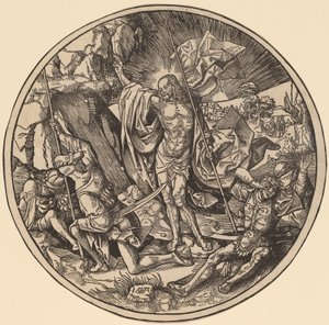De Opstanding en de Heilige Vrouwen op Weg naar Christus