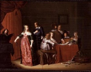 Feest in een Interieur