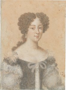 Portret van Clelia Cesarini Colonna, Hertogin van Sonnino door Jacob Ferdinand Voet
