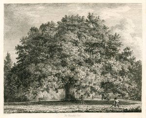 De Chandos Eik, Michendon House, Southgate, Londen door Jacob George Strutt