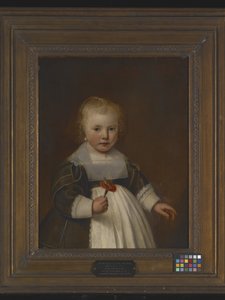 Portret van een klein meisje door Jacob Gerritsz Cuyp