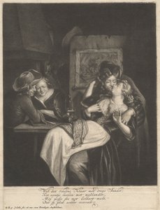Liefdesscène door Jacob Gole
