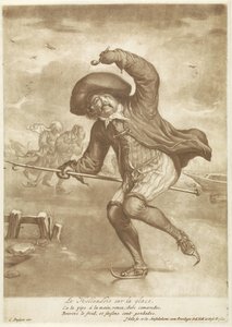 Schaatsenrijder door Jacob Gole