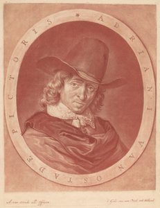 Adriaen van Ostade door Jacob Gole after Adriaen van Ostade