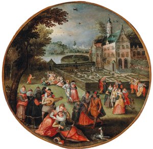 Allegorie van de lente door Jacob Grimmer