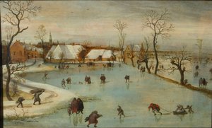 De vier seizoenen: Winter door Jacob Grimmer