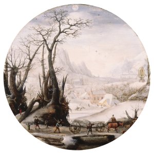 De Maand December door Jacob Grimmer