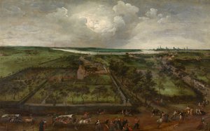 Dorp aan de Schelde door Jacob Grimmer