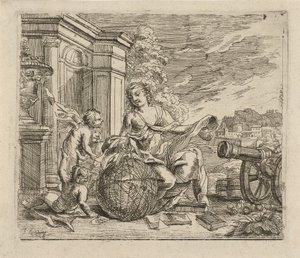 Allegorie op de geometrie door Jacob Herreyns (I)