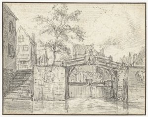De Oude Haarlemmersluis op de Martelaarsgracht, Amsterdam