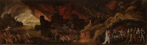 Het Laatste Oordeel en de Zeven Hoofdzonden door Jacob Isaacsz. van Swanenburg